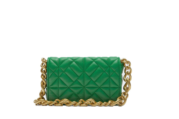 Privileged By J.c. Dossier Vienna Quilted Lemon Purse