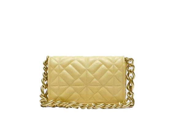 privileged by j.c. dossier Vienna Quilted Lemon Purse