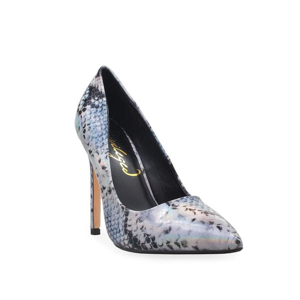 Privileged By J.c. Dossier Vivia Iridescent Pointed-Toe Pumps