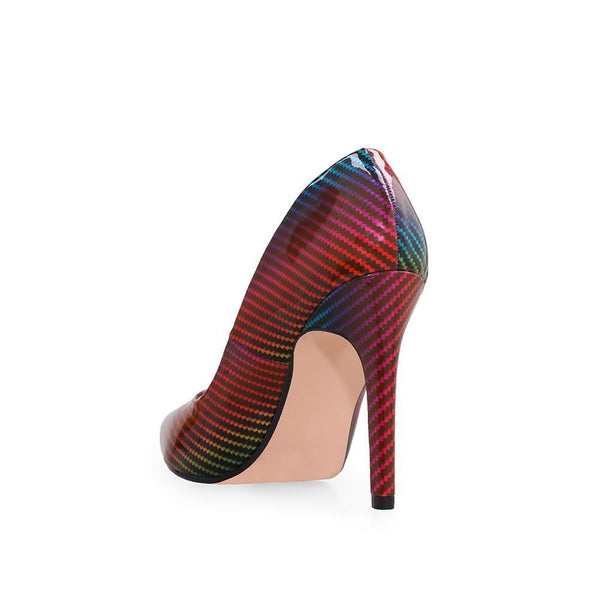 Privileged By J.c. Dossier Viviana Rainbow High Heel Pump