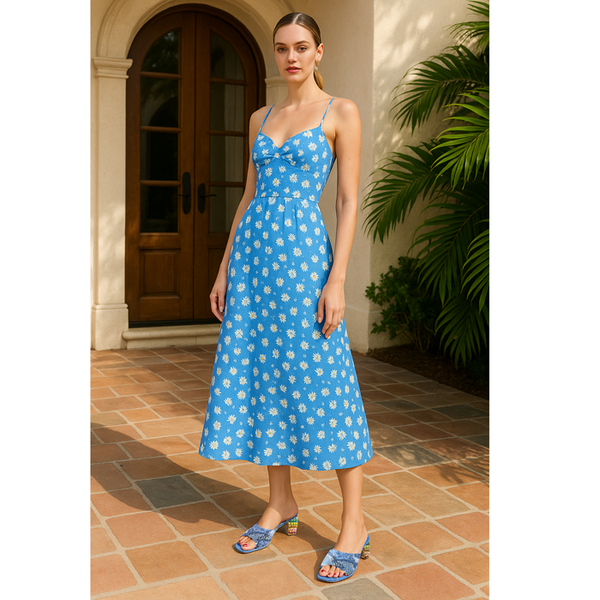 Privileged By J.c. Dossier Winbush Blue Snakeskin Slide Heels