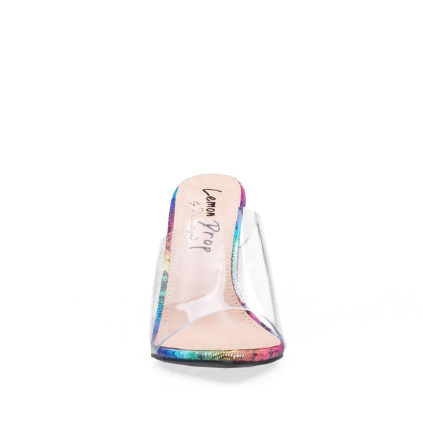 Privileged By J.c. Dossier Wizard Rainbow Snakeskin Wedge