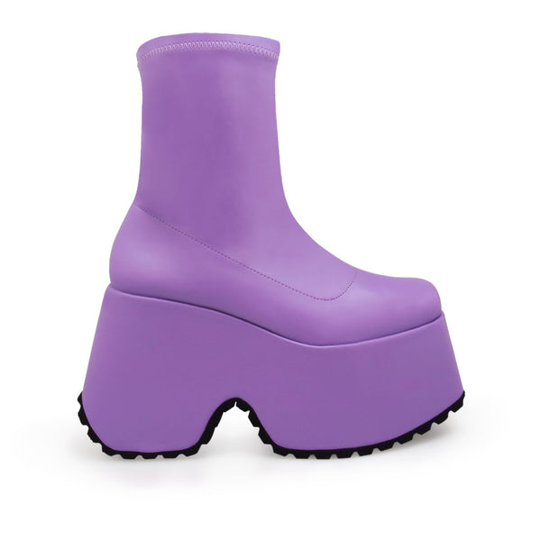 privileged by j.c. dossier Ybarra White Bootie - Bold Platform Heels