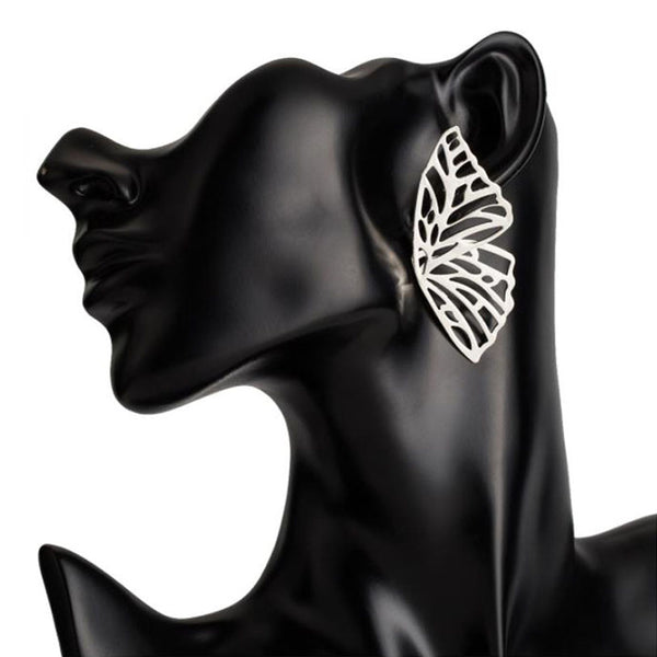 Privileged By J.c. Dossier Zora Gold Butterfly Earrings