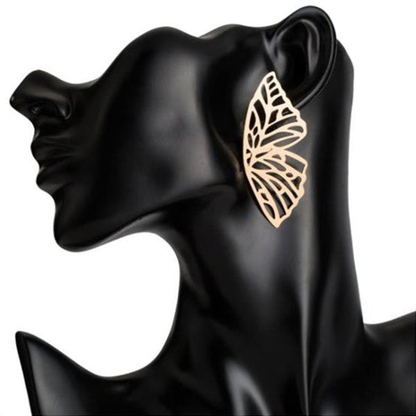 privileged by j.c. dossier Zora Gold Butterfly Earrings