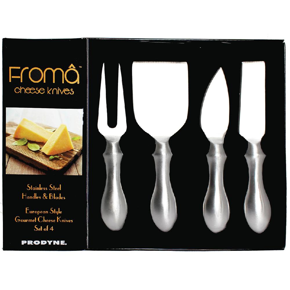 prodyne Fromâ™ Stainless Steel Handles Cheese Knives and Tools Set of 4 - Prodyne