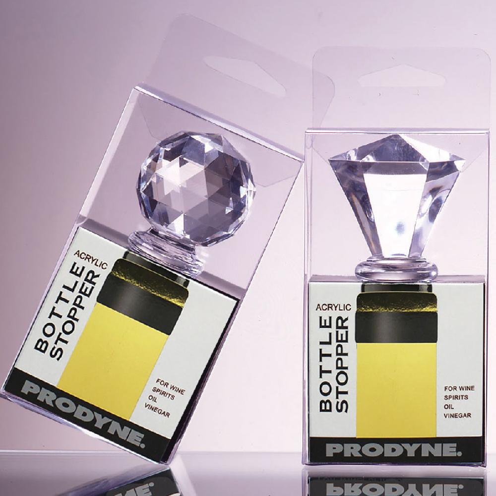 prodyne Hexagonal Diamond ACRYLIC GEM BOTTLE STOPPERS - Prodyne