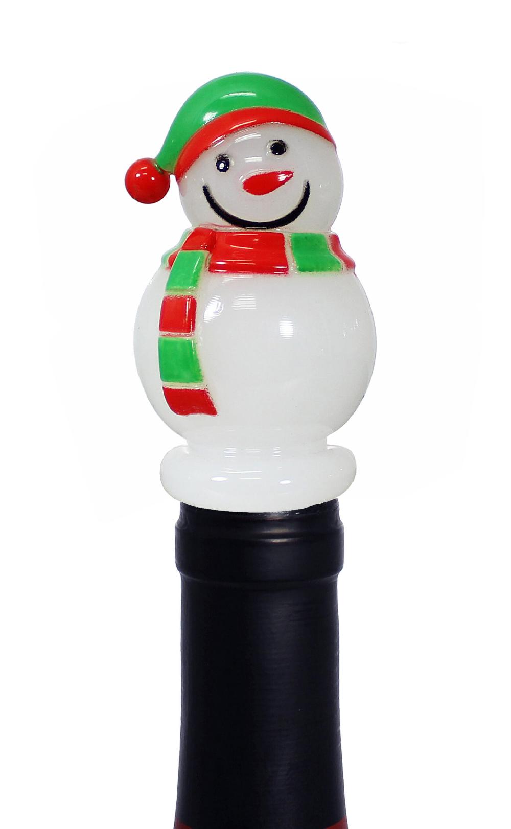 Prodyne Holiday Acrylic Bottle Stoppers Set Of 3 - Prodyne
