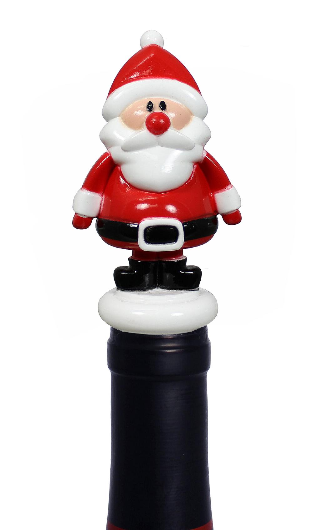 Prodyne Holiday Acrylic Bottle Stoppers Set Of 3 - Prodyne