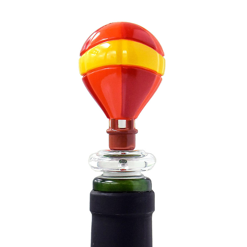 prodyne Hot Air Balloon Bottle Stopper Orange - Prodyne