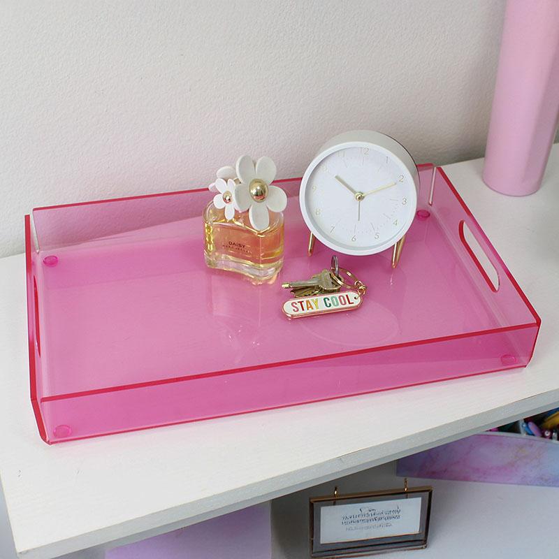 prodyne Acrylic All Purpose Tray Pink - Prodyne