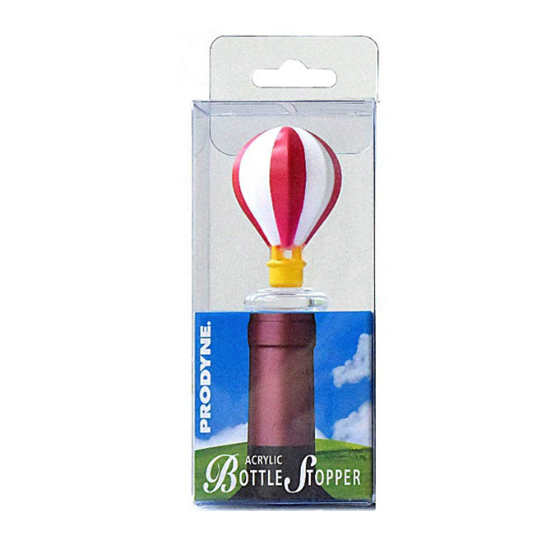 Prodyne Hot Air Balloon Bottle Stopper Red - Prodyne