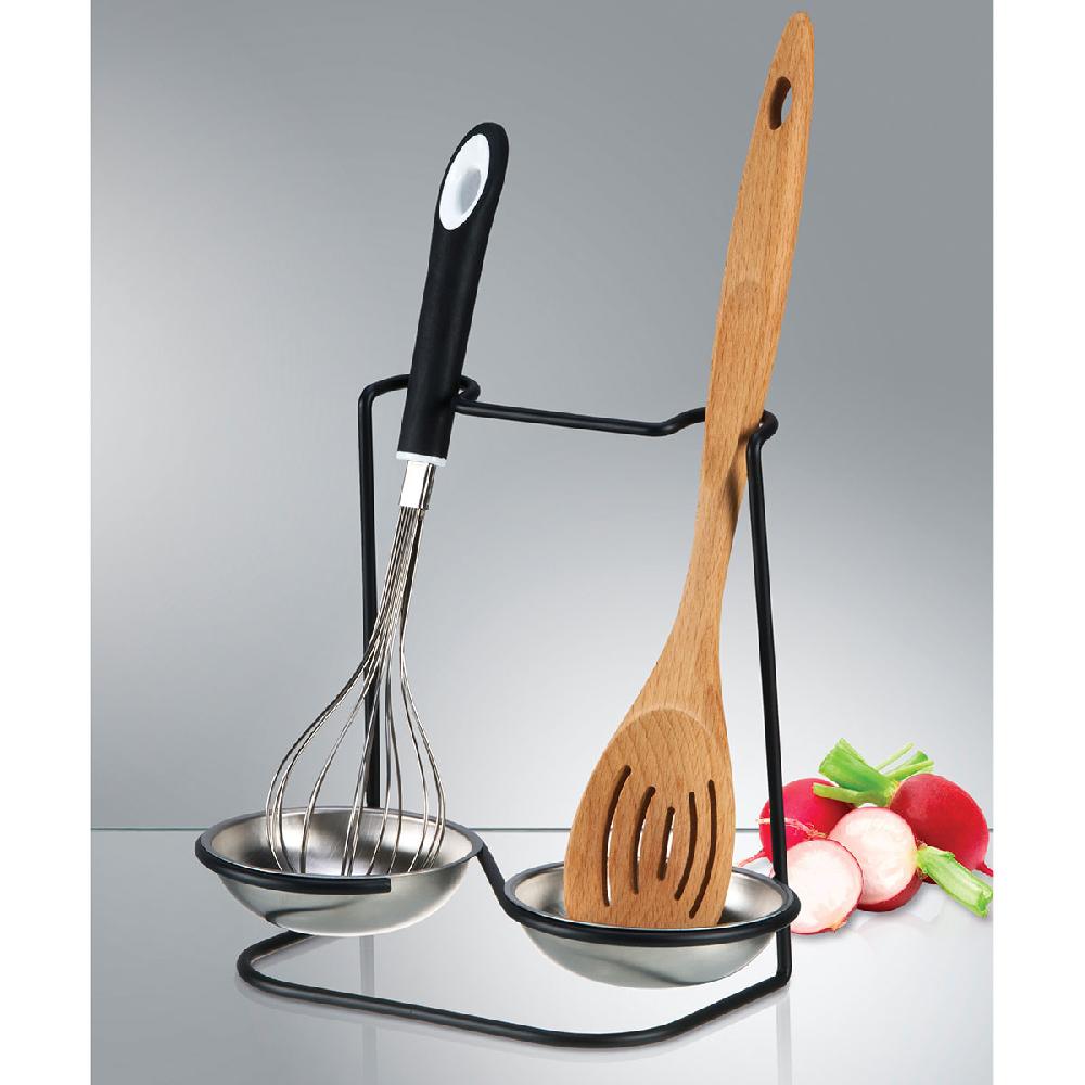 prodyne Metálla™ Double Spoon Rest - Prodyne