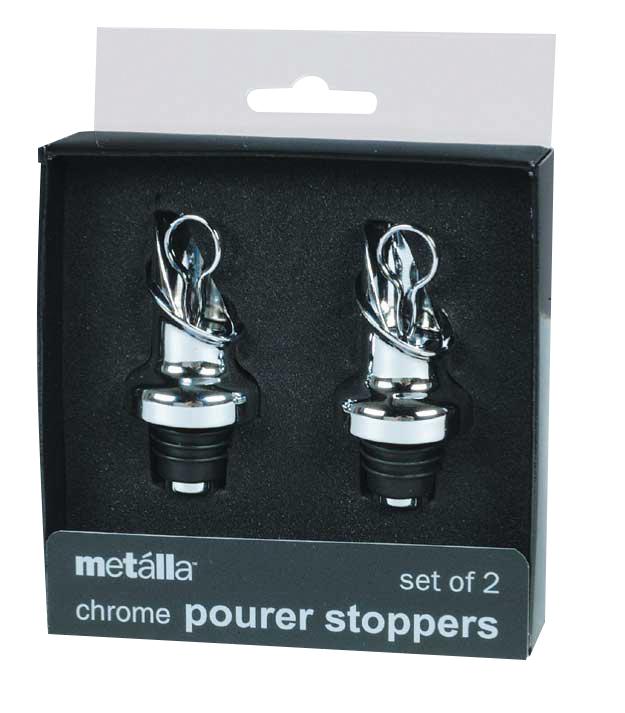 prodyne Set of 2 Wine Pourer Stoppers - Prodyne