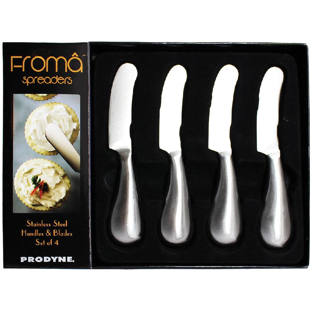 Prodyne Stainless Steel Spreaders Set Of 4 - Prodyne