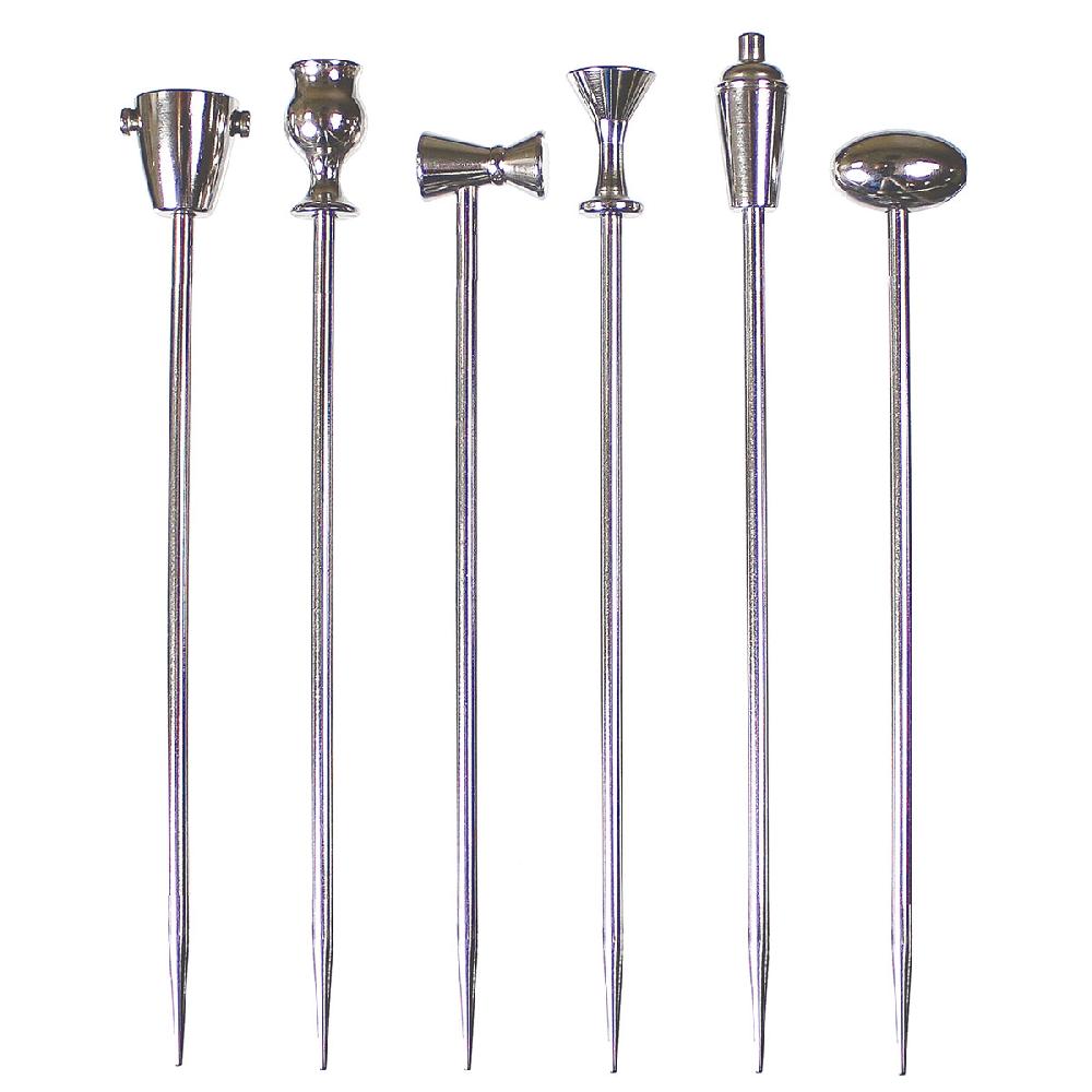 prodyne Stainless Steel Legacy Martini Picks Set of 6 - Prodyne
