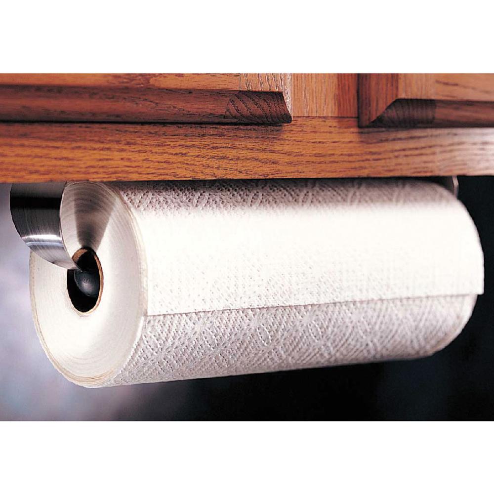 prodyne Stainless Steel Under Cabinet Paper Towel Rack – Color Box - Prodyne