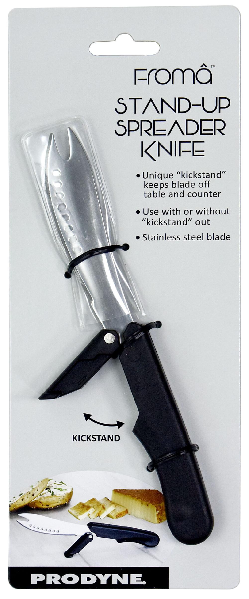 prodyne Stand-Up Spreader Knife black handle - Prodyne