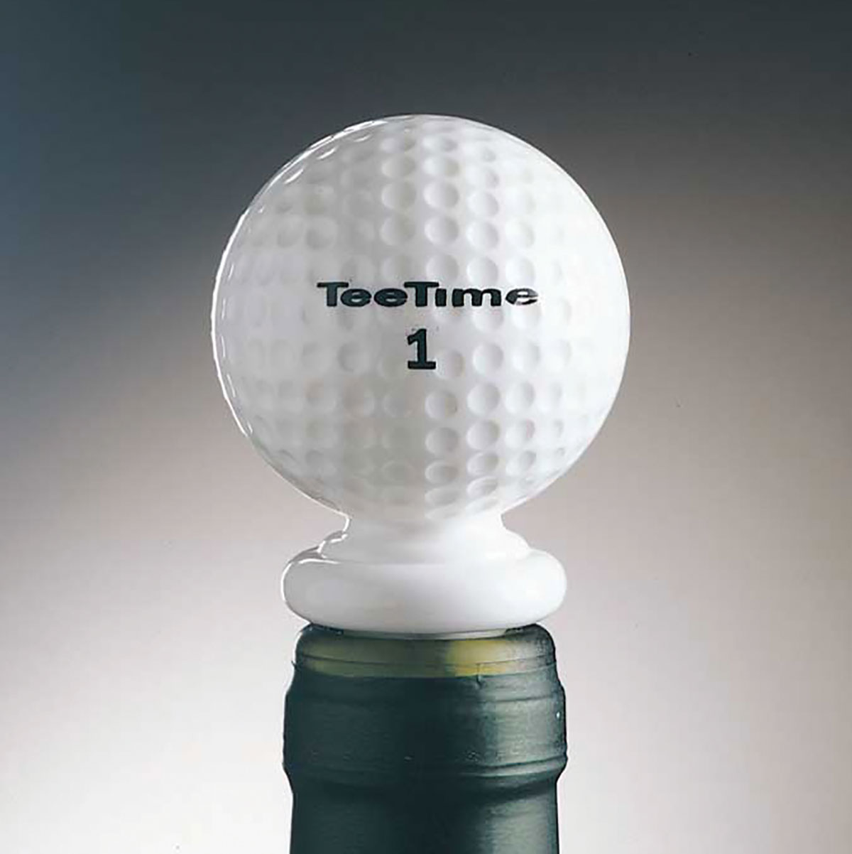 prodyne TEE TIME White Acrylic Golf Ball Stopper - Prodyne