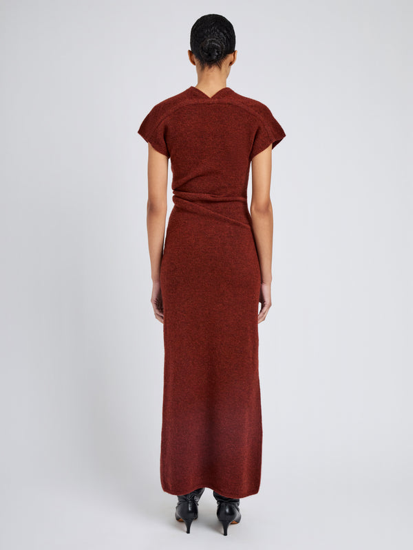 Proenza Schouler Proenza Schouler Abie Dress In Clean Boiled Wool - Cinnamon