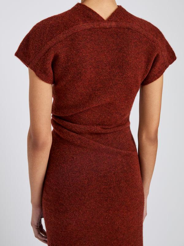 Proenza Schouler Proenza Schouler Abie Dress In Clean Boiled Wool - Cinnamon