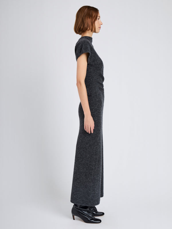 Proenza Schouler Proenza Schouler Abie Dress In Clean Boiled Wool - Dark Grey