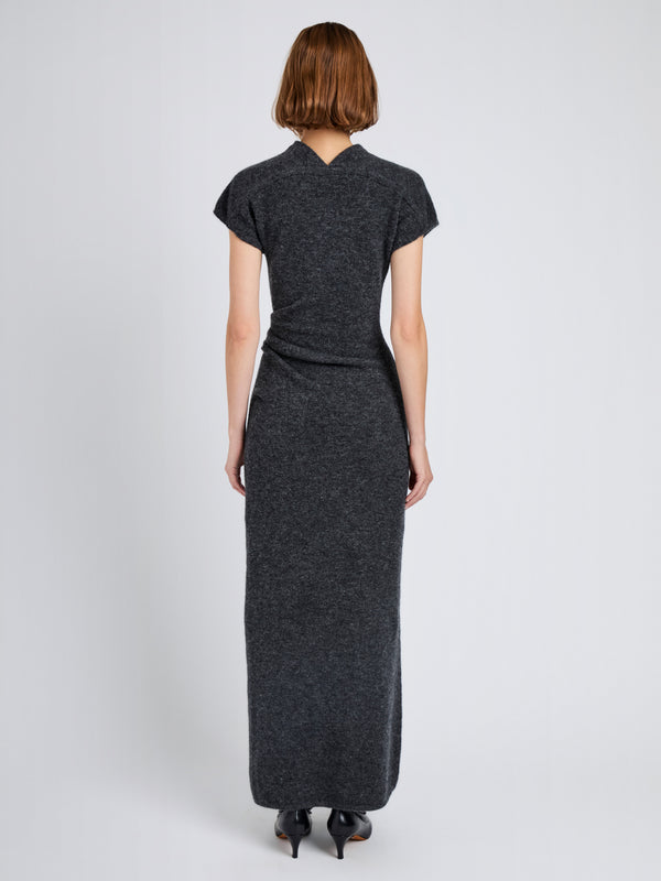 Proenza Schouler Proenza Schouler Abie Dress In Clean Boiled Wool - Dark Grey