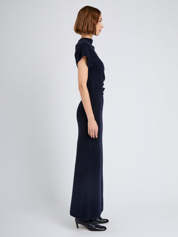 Proenza Schouler Proenza Schouler Abie Dress In Clean Boiled Wool - Navy