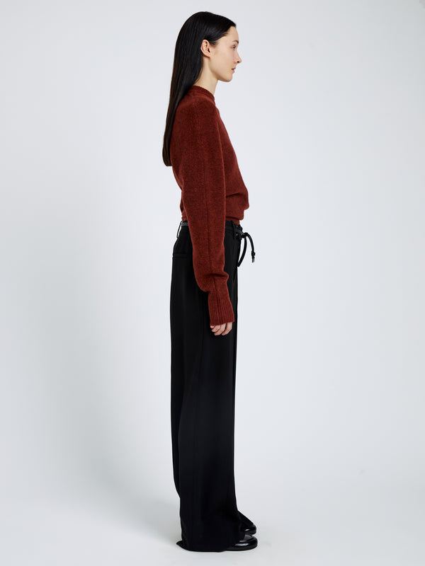 Proenza Schouler Proenza Schouler Abie Top In Clean Boiled Wool - Cinnamon