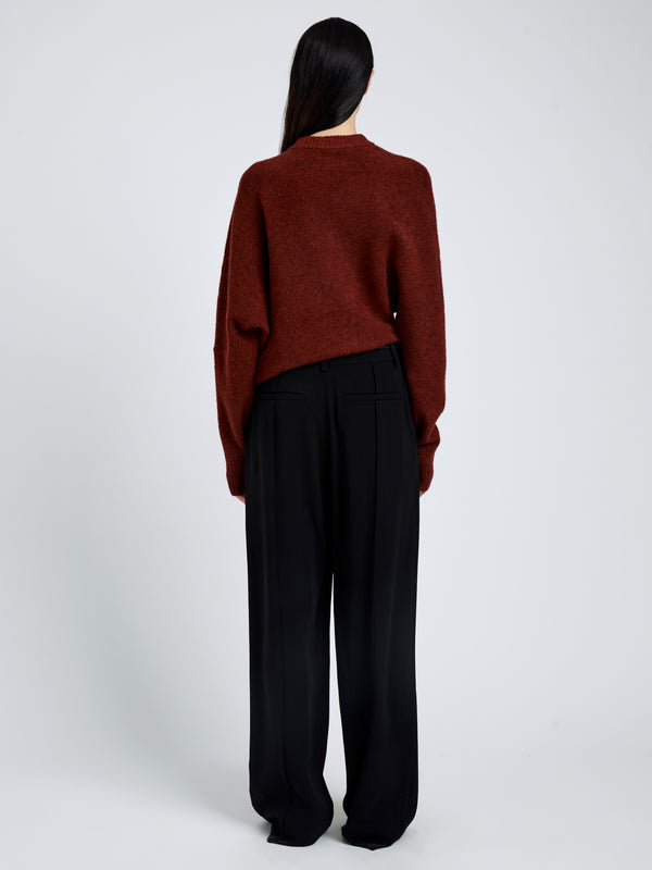 Proenza Schouler Proenza Schouler Abie Top In Clean Boiled Wool - Cinnamon