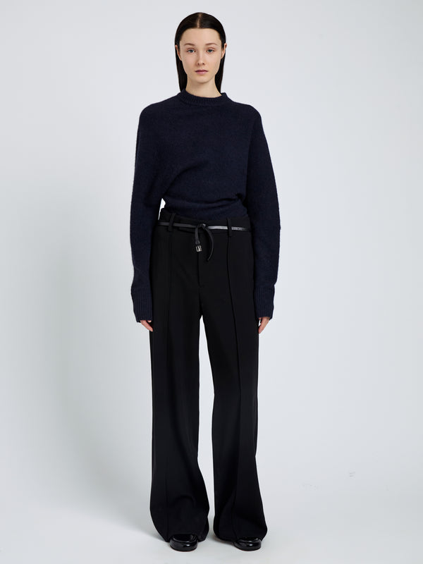 Proenza Schouler Proenza Schouler Abie Top In Clean Boiled Wool - Navy