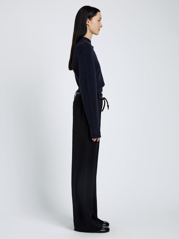 Proenza Schouler Proenza Schouler Abie Top In Clean Boiled Wool - Navy