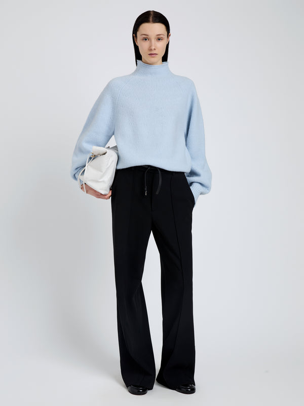 Proenza Schouler Proenza Schouler Adley Top In Solid Cashmere Blend - Light Blue