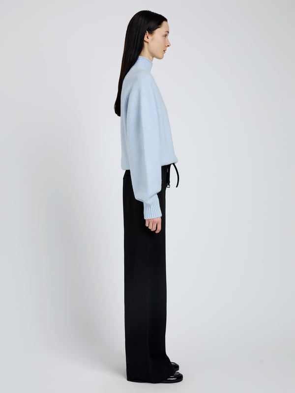 Proenza Schouler Proenza Schouler Adley Top In Solid Cashmere Blend - Light Blue