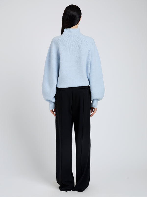 Proenza Schouler Proenza Schouler Adley Top In Solid Cashmere Blend - Light Blue