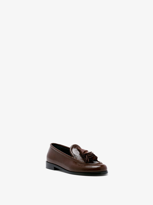 proenza schouler Proenza Schouler Albers Loafers in Shiny Calf - Cedar