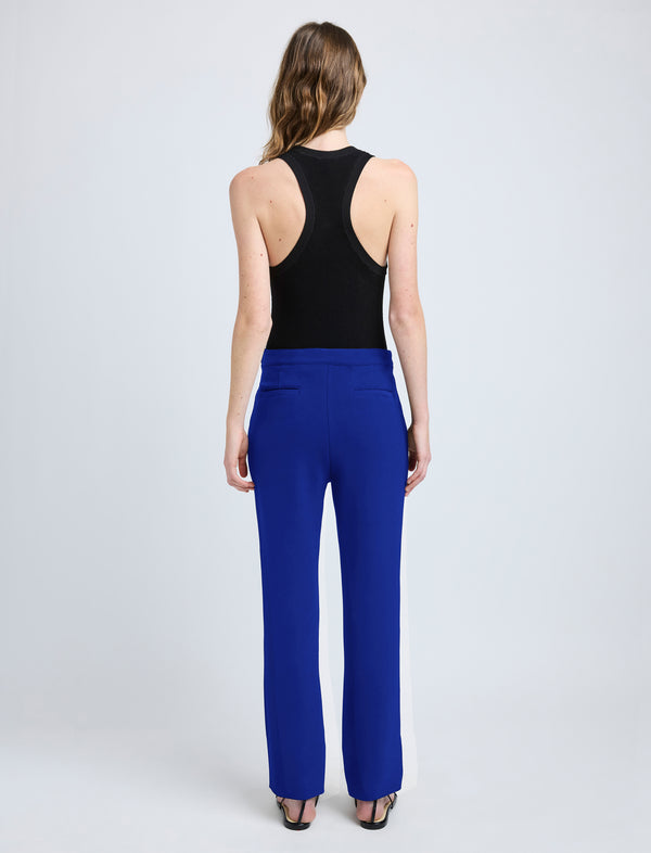 Proenza Schouler Proenza Schouler Alexia Pant In Bi-Stretch Suiting - Cobalt