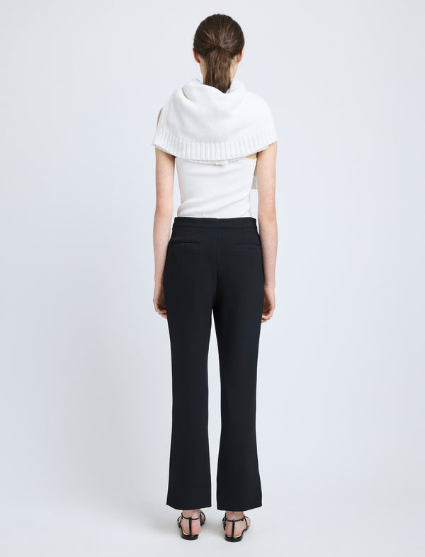 Proenza Schouler Proenza Schouler Alexia Pant In Bi-Stretch Suiting - Black
