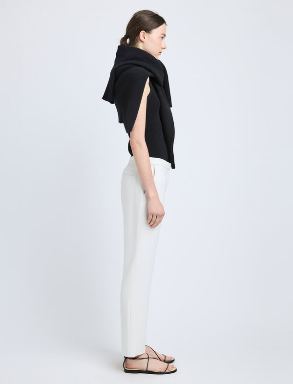 Proenza Schouler Proenza Schouler Alexia Pant In Bi-Stretch Suiting - Off White