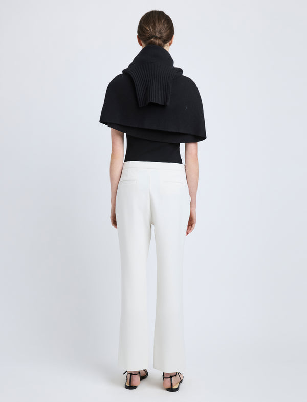 Proenza Schouler Proenza Schouler Alexia Pant In Bi-Stretch Suiting - Off White