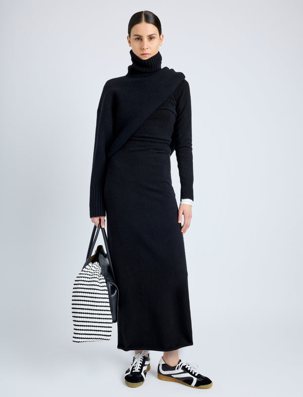 proenza schouler Proenza Schouler Annette Dress in Cashmere Silk - Black