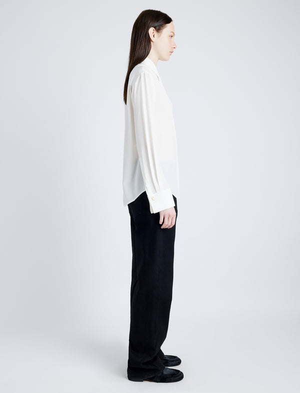 Proenza Schouler Proenza Schouler Arabella Top In Eco Silk - White