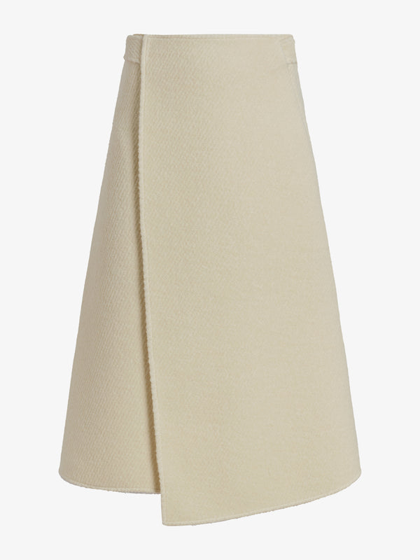 Proenza Schouler Proenza Schouler Bodhi Skirt In Boucle Twill Suiting - Off White