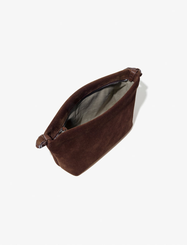 Proenza Schouler Proenza Schouler Bond Bag In Suede - Chocolate