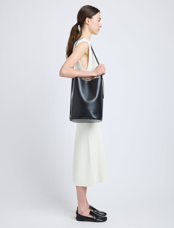 Proenza Schouler Proenza Schouler Brant Bucket Bag In Smooth Calf - Black