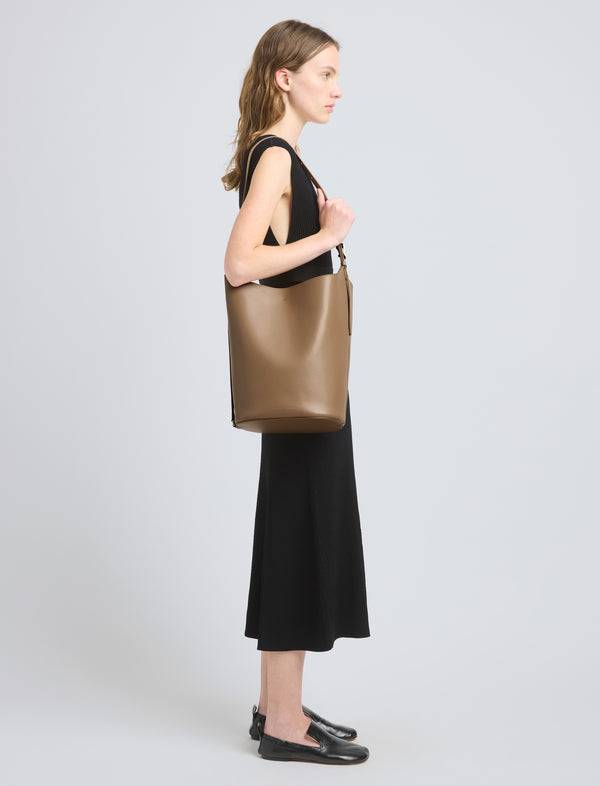 Proenza Schouler Proenza Schouler Brant Bucket Bag In Smooth Calf - Cumin