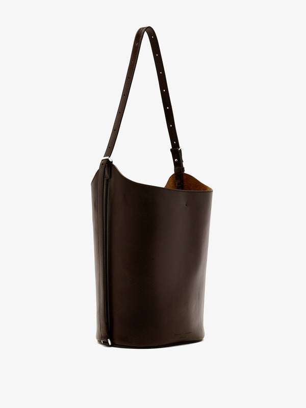 Proenza Schouler Proenza Schouler Brant Bucket Bag In Smooth Calf - Chocolate