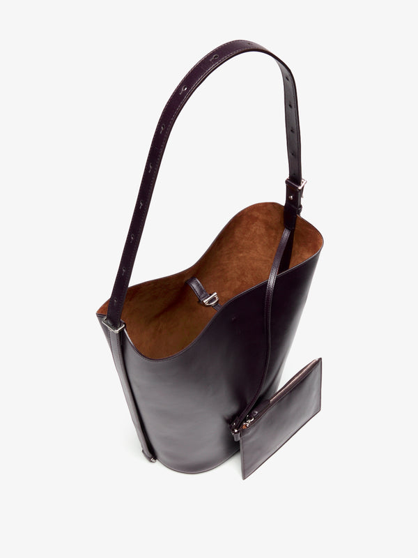 Proenza Schouler Proenza Schouler Brant Bucket Bag In Smooth Calf - Chocolate