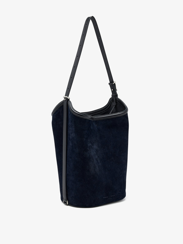 Proenza Schouler Proenza Schouler Brant Bucket Bag In Soft Suede - Dark Navy