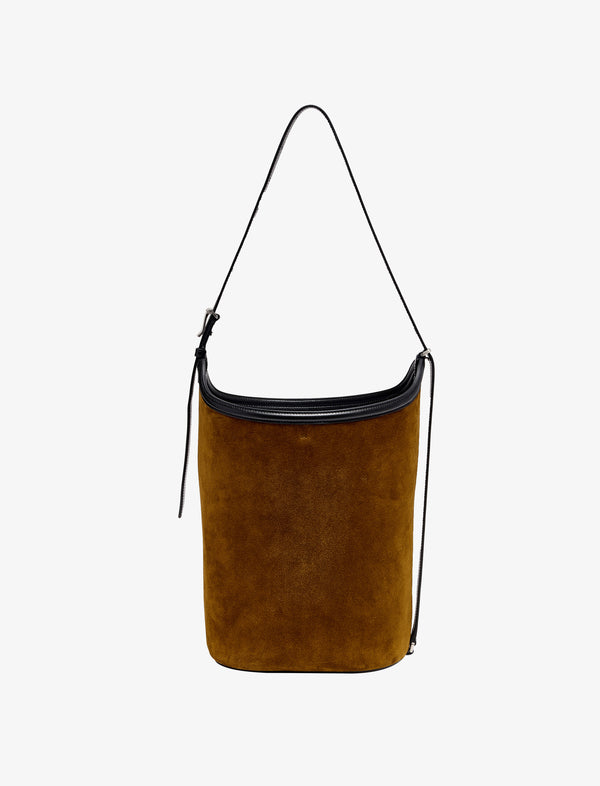 Proenza Schouler Proenza Schouler Brant Bucket Bag In Soft Suede - Fern